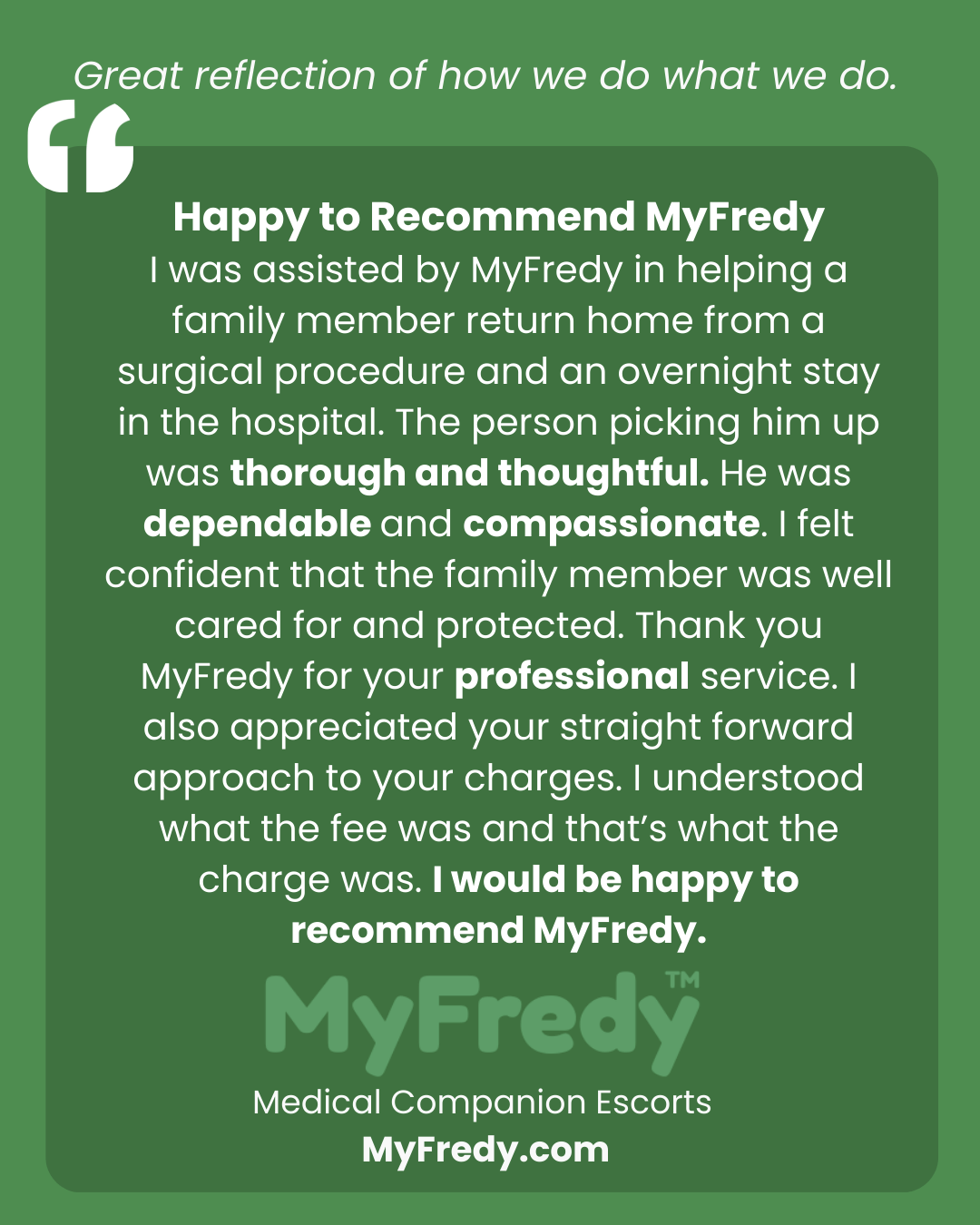 Seattle Medical Procedure Companion - MyFredy